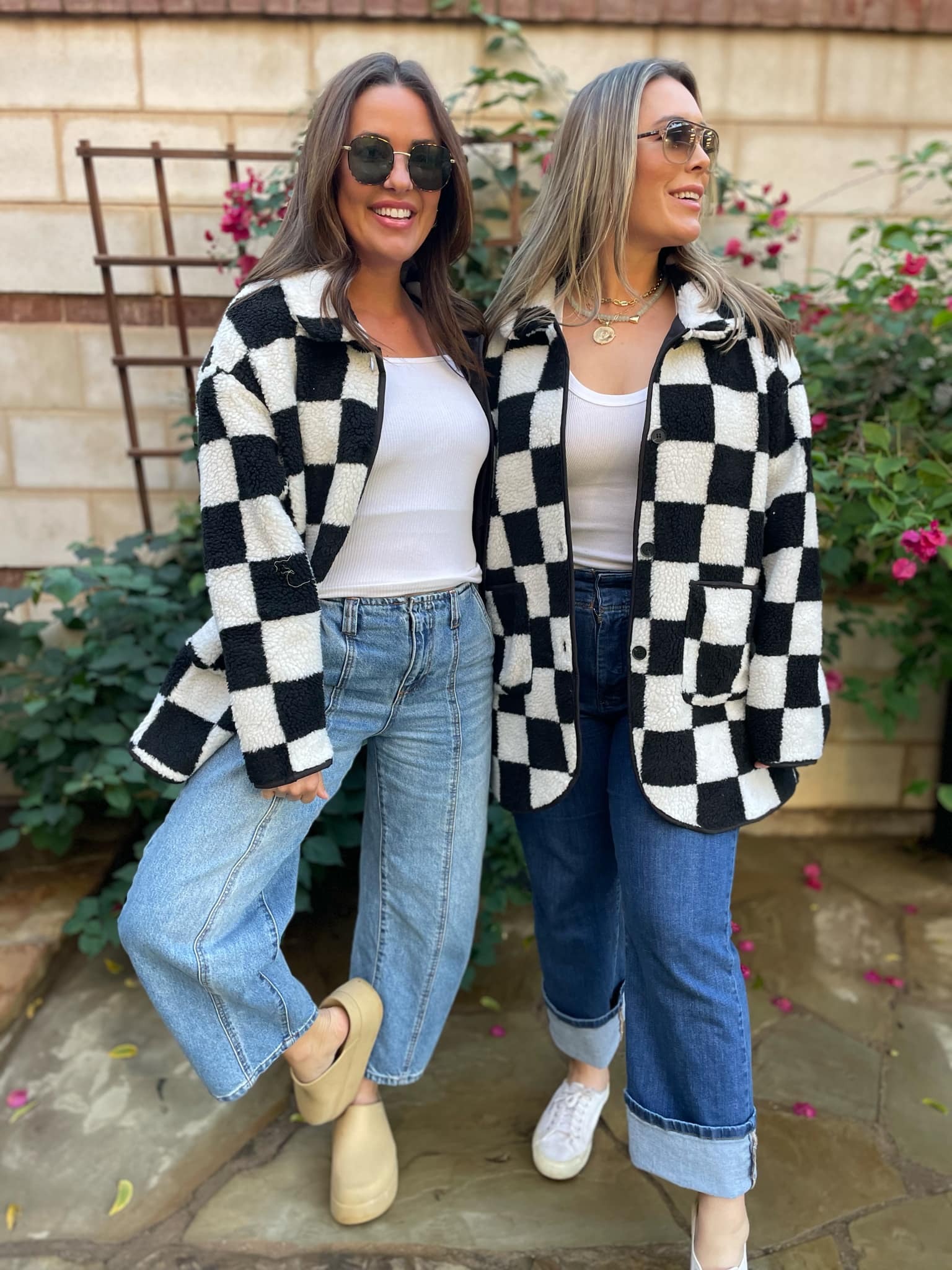 PREORDER: Checkmate Fleece Jacket - Warm & Stylish Winter Outerwear for Men & Women | Perfect for Hiking, Camping & Outdoor Adventures