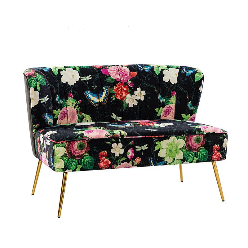 Coraline Upholstered Loveseat Sofa - Modern Small Couch for Living Room, Apartment & Office - Comfortable 2-Seater with Soft Fabric