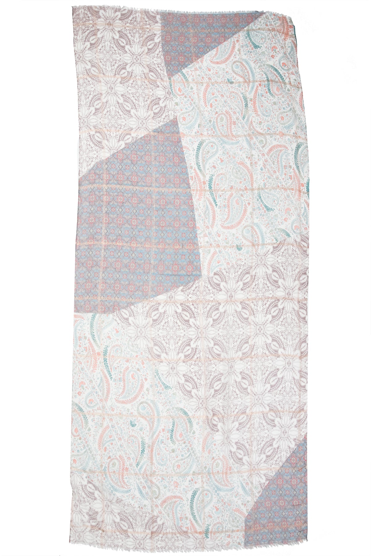Stylish Paisley Print Scarf for Women - Lightweight Spring & Summer Fashion Accessory - Perfect for Office, Travel, and Outdoor Activities