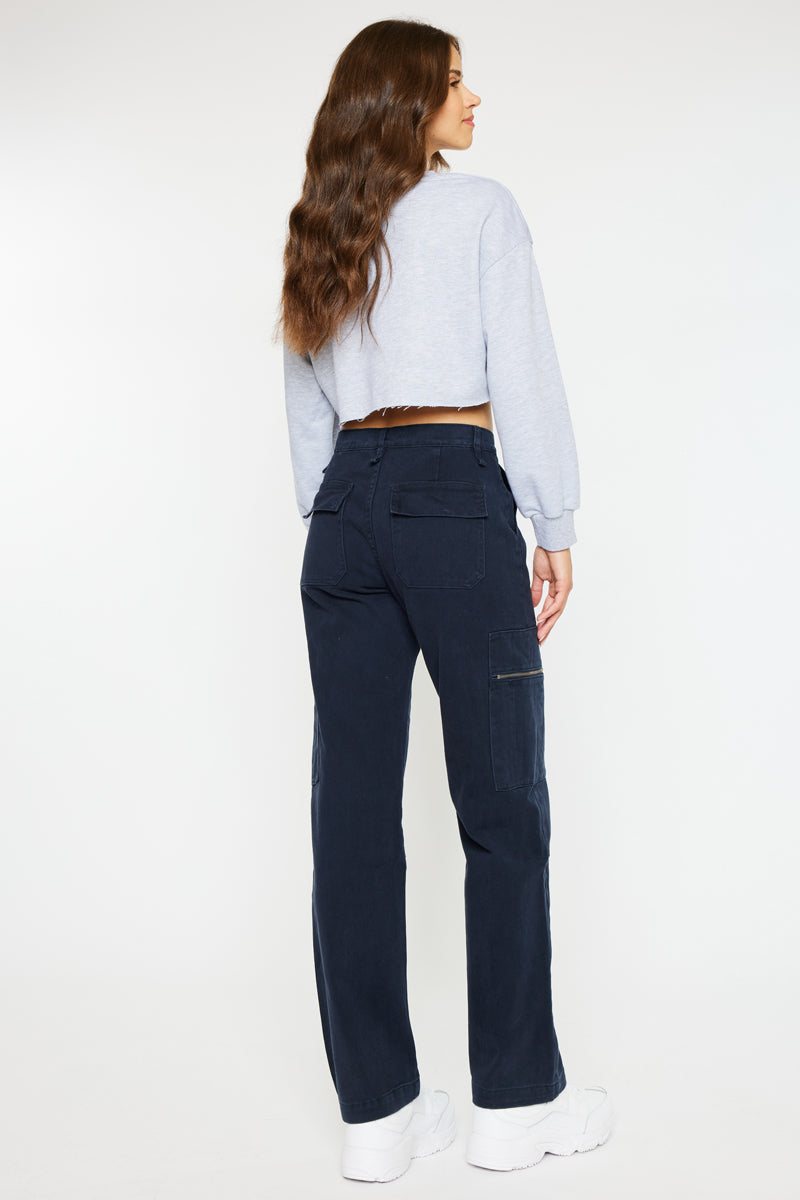 Jainie Women's High Rise Straight Leg Jeans - Slim Fit Stretch Denim Pants for Casual Wear & Everyday Outfits