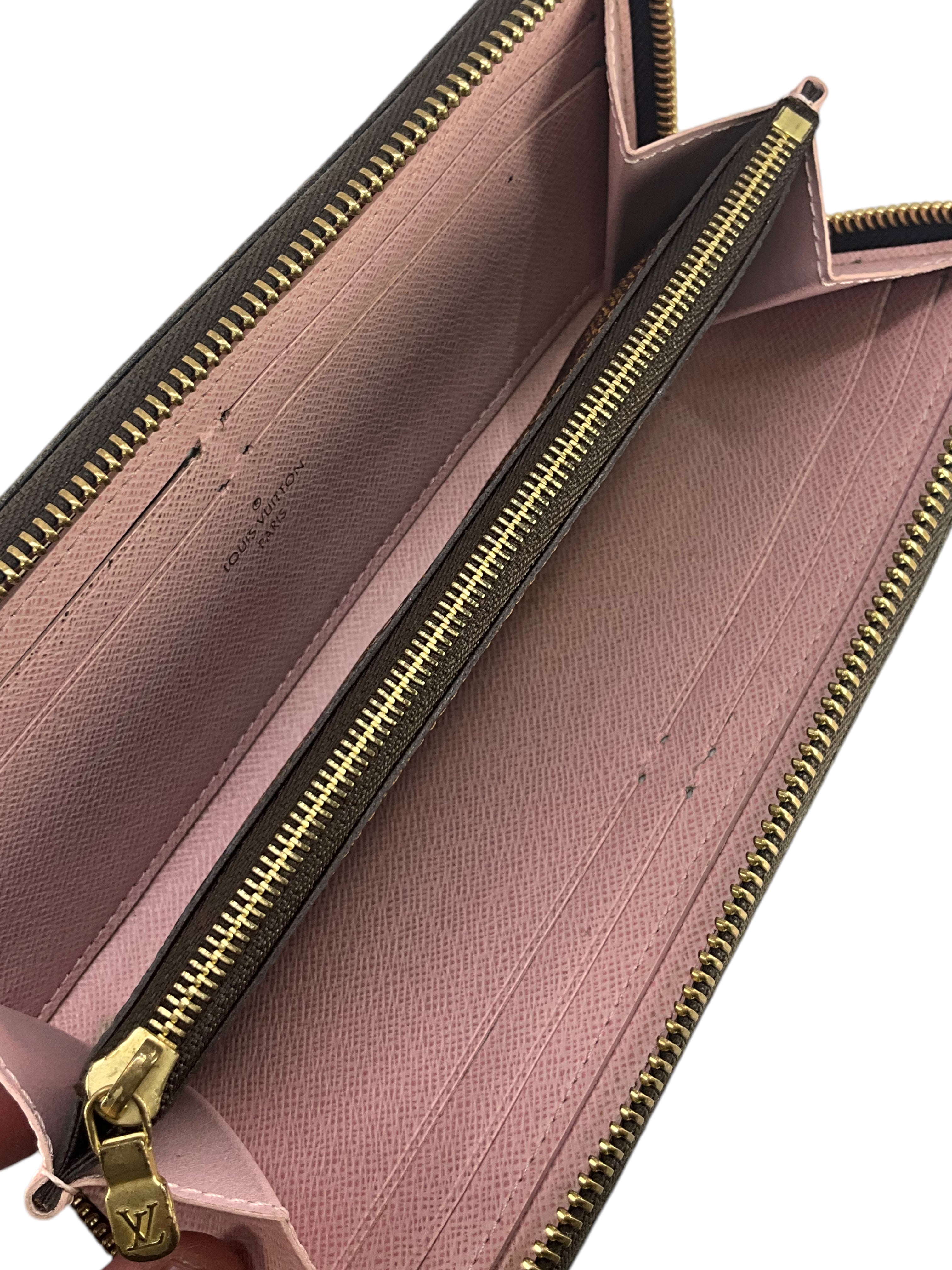 Authentic LOUIS VUITTON Damier Ebene Canvas Clemence Wallet for Women | Luxury Bifold Wallet with Coin Pocket | Perfect for Everyday Use, Travel & Gift Giving