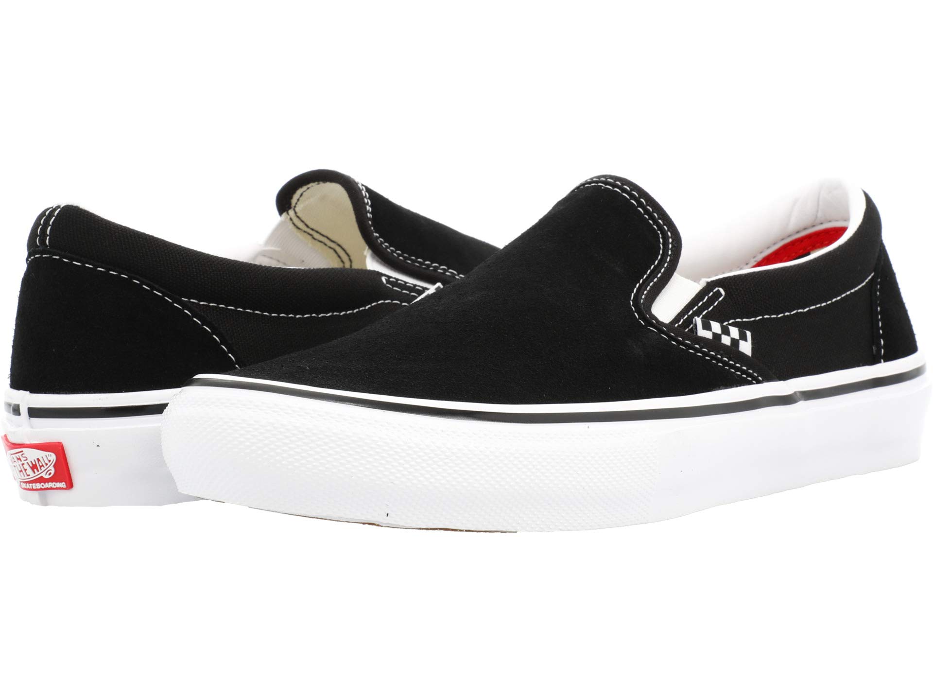 Vans Men's Classic Slip-On Sneakers - Comfortable Canvas Casual Shoes for Skateboarding, Walking & Everyday Wear