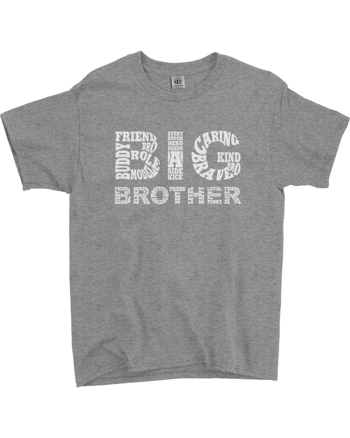 Threadrock Big Boys' Big Brother Graphic Youth T-Shirt - Cool Casual Cotton Tee for School, Sports & Everyday Wear