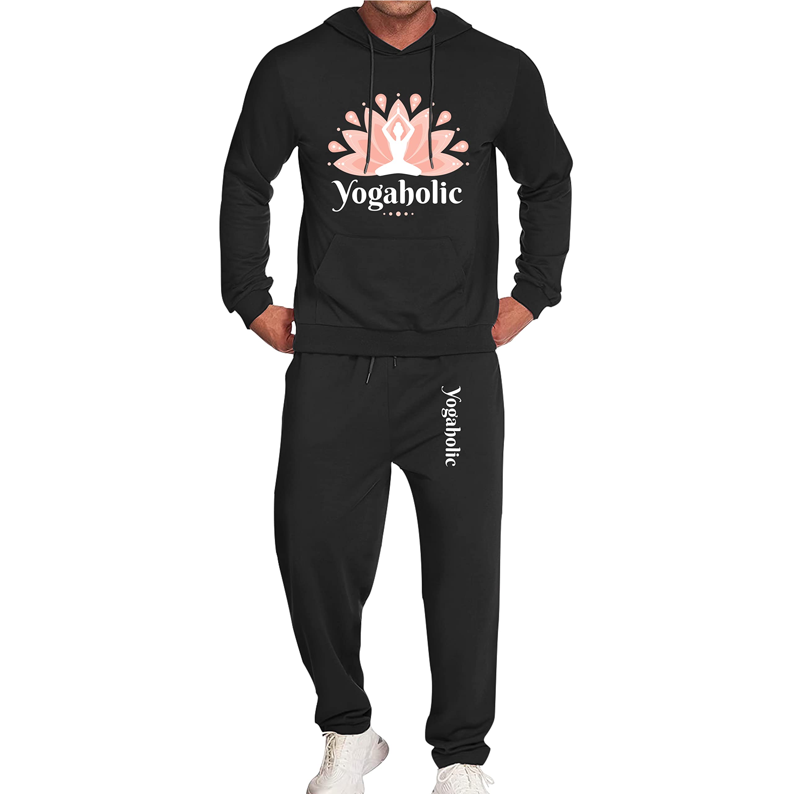 Men's Tracksuit Set - 2 Piece Casual Athletic Jogging Sweatsuit for Running, Gym & Lounge Wear