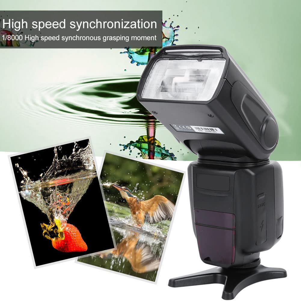 G1500 2.4G TTL Wireless Flash Speedlite for Sony Cameras - Master/Slave Mode, 1/8000 Sync, Black | Perfect for Portrait, Wedding & Studio Photography