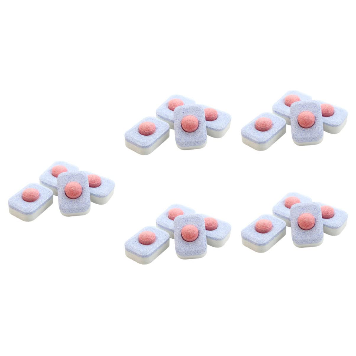 LIFKOME 20-Pack Dishwasher Cleaner Tablets - Deep Cleaning & Deodorizing for Sparkling Dishes - Works with All Dishwasher Machines - Perfect for Home, Kitchen, and Restaurant Use