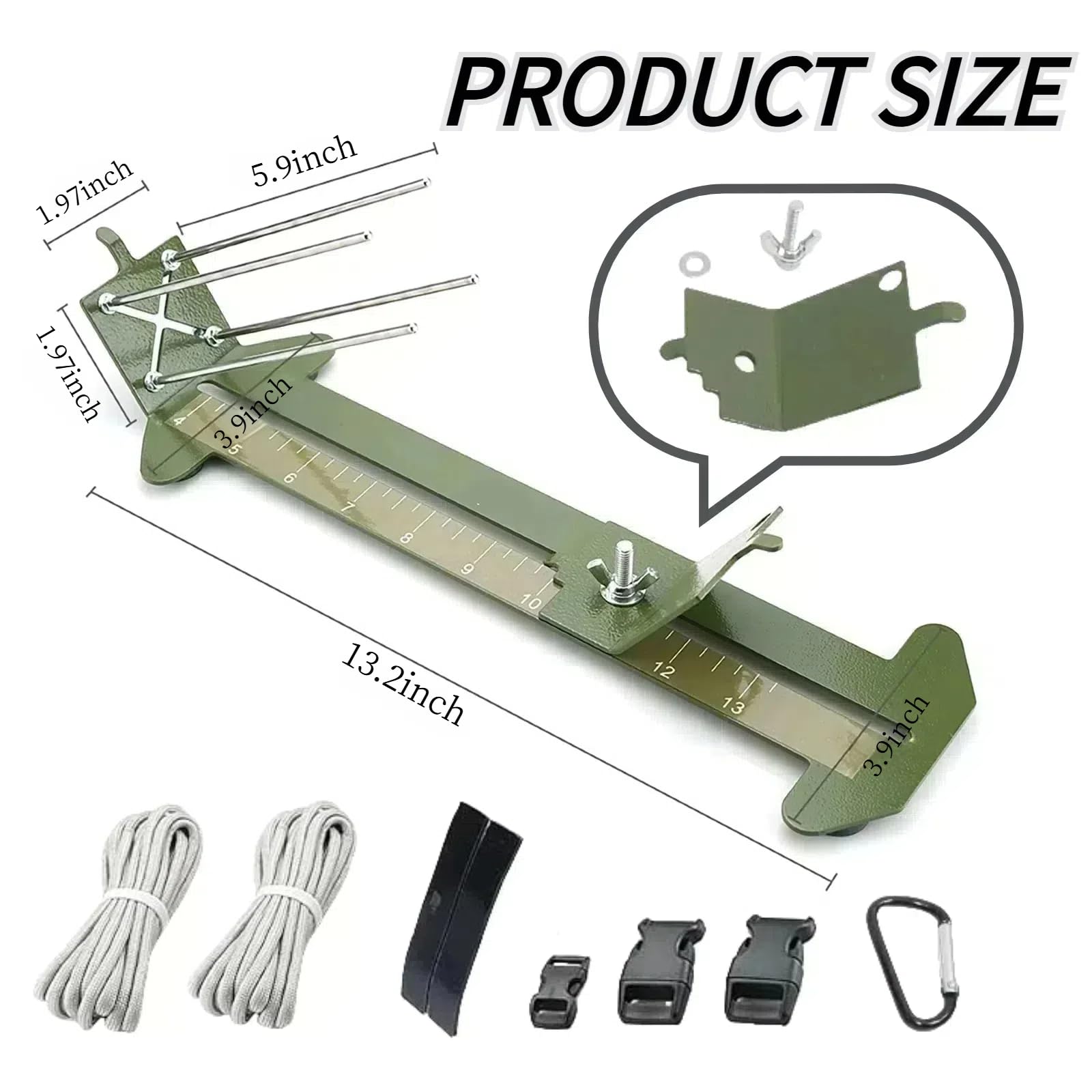 Adjustable Paracord Jig Bracelet Maker Kit - 4
