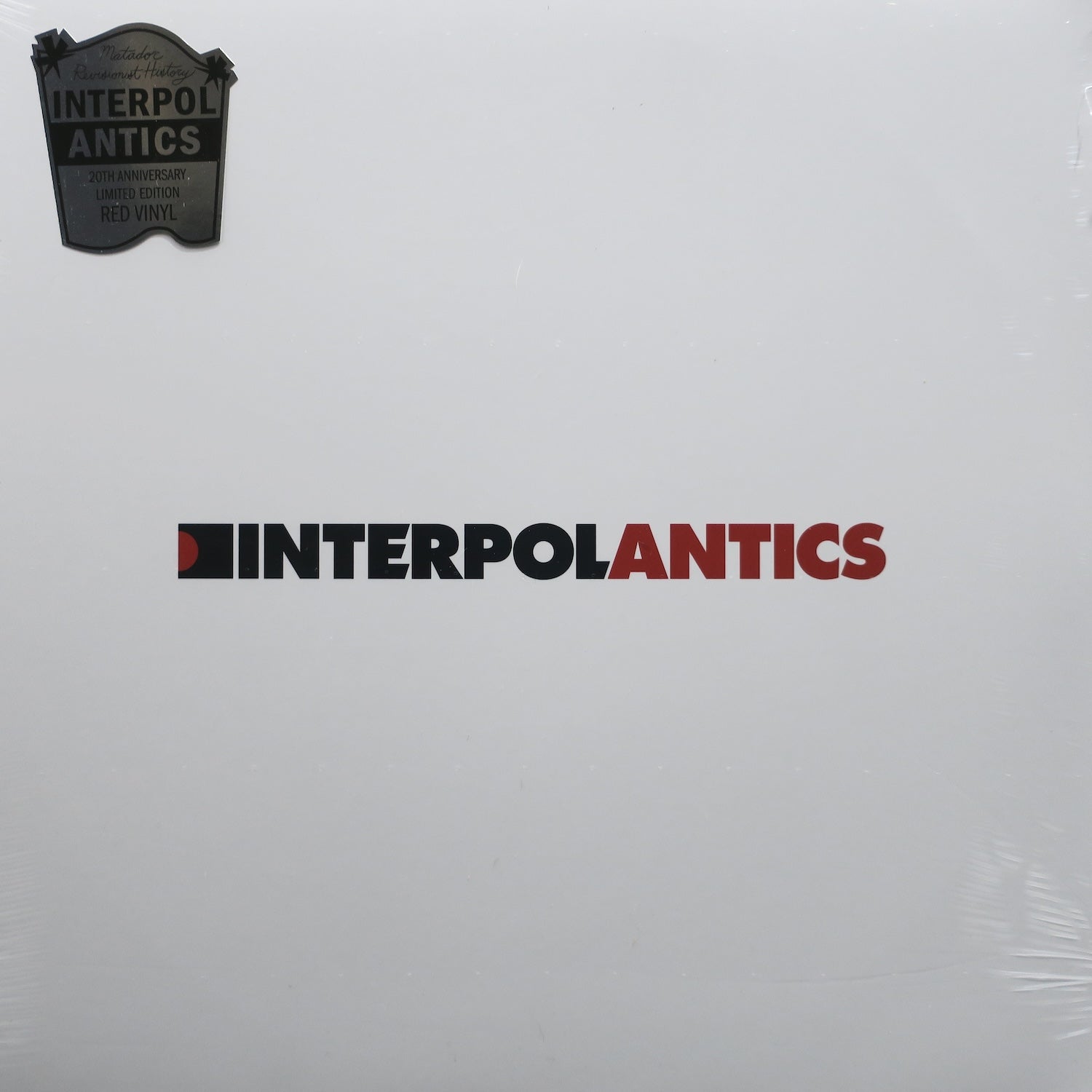 INTERPOL 'Antics' 20th Anniversary Limited Edition RED Vinyl LP Record - Perfect for Music Collectors & Vinyl Enthusiasts, Great for Home Listening & Gift Giving