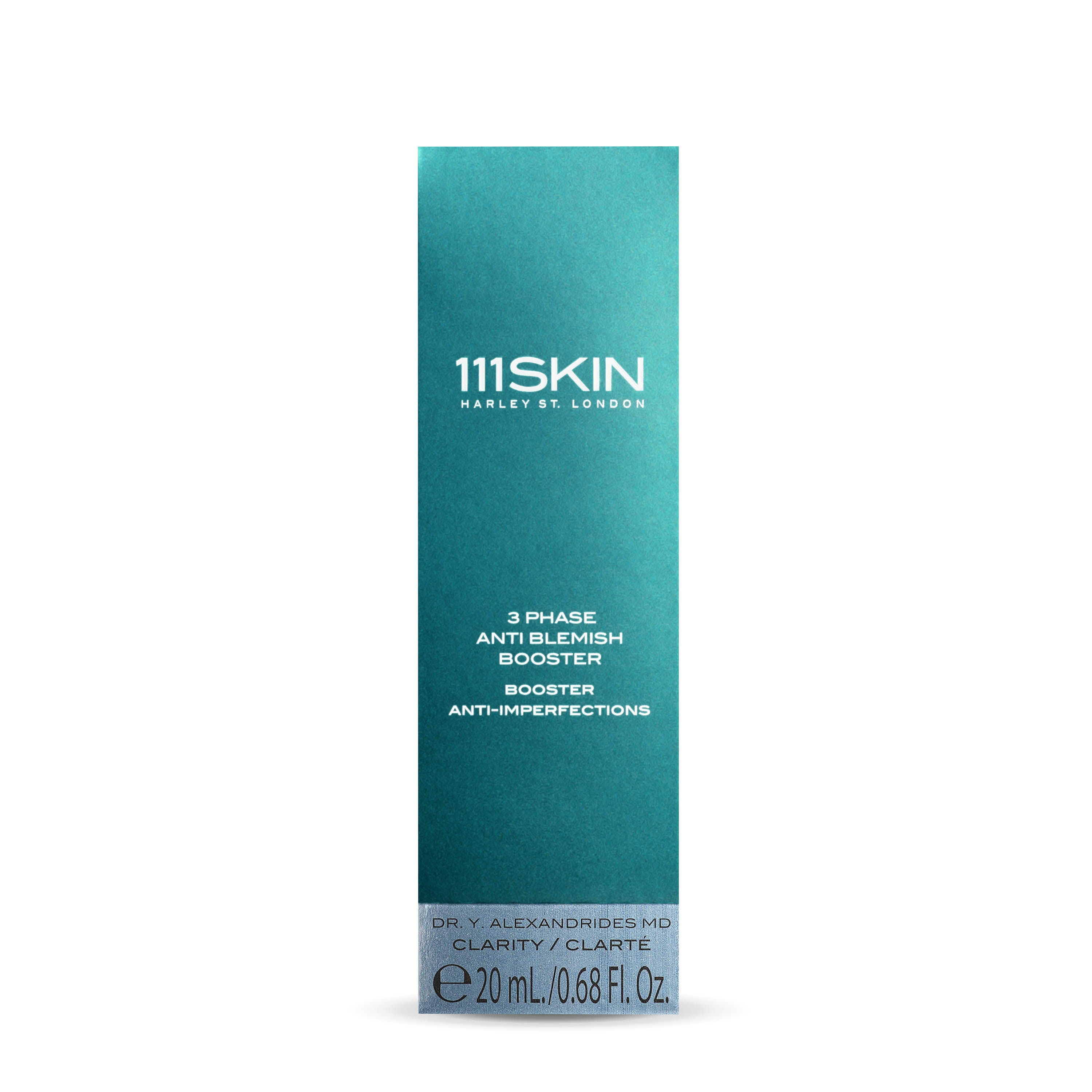 3 Phase Anti-Blemish Booster Serum for Acne-Prone Skin | Dark Spot Treatment & Pore Minimizer | Day & Night Skincare Routine