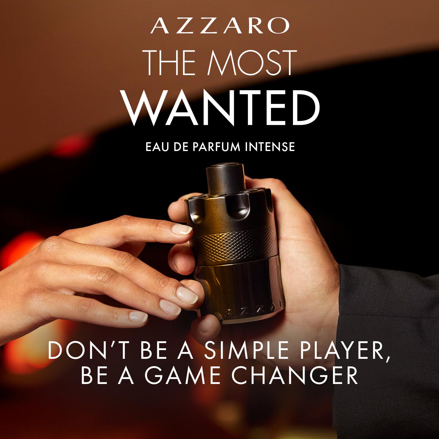 Azzaro The Most Wanted Eau de Parfum Intense for Men - Woody, Amber & Spicy Cologne - Long Lasting Luxury Fragrance - Perfect for Date Night, Special Occasions & Evening Events