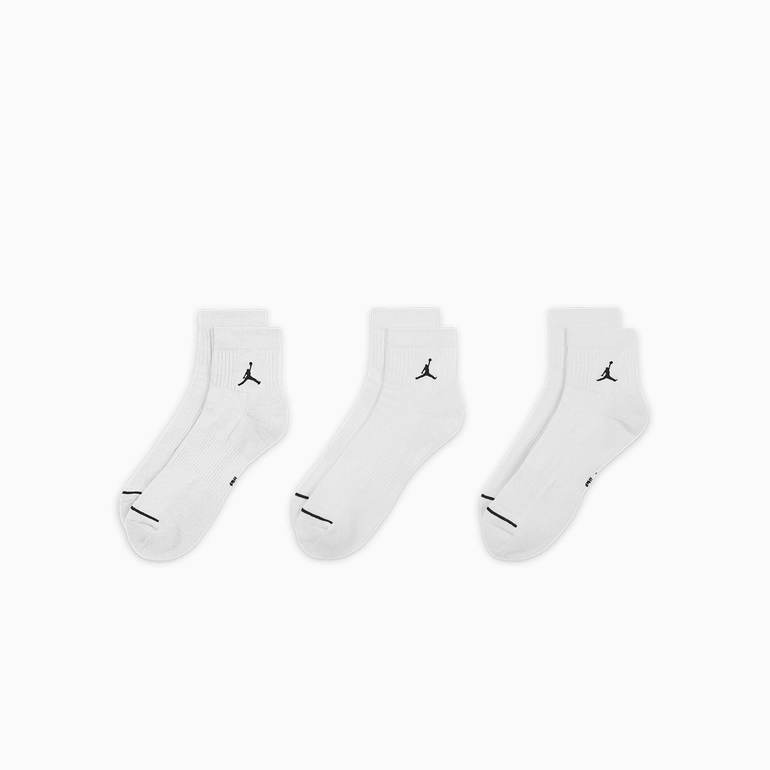 Jordan Everyday Ankle Socks 3-Pack - Comfortable Athletic Socks for Men & Women - Perfect for Running, Basketball, Gym Workouts & Casual Wear