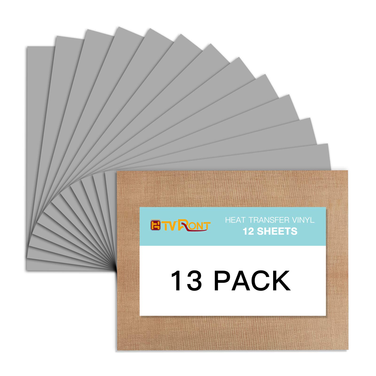 Premium Silver HTV Heat Transfer Vinyl Bundle - 13 Pack 12