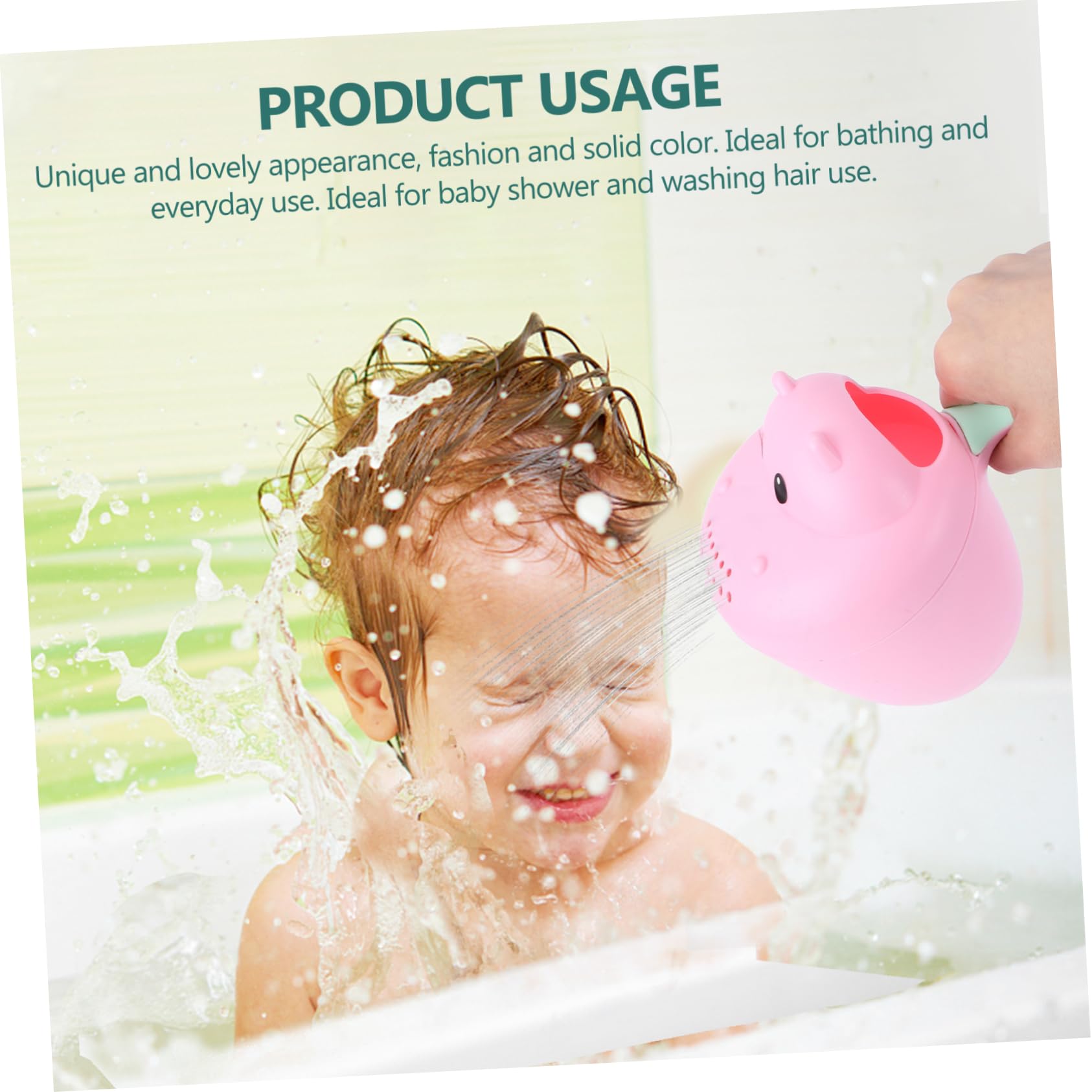 DRESSOOS 2-Pack Shampoo Rinsing Cups - Fun Bath Toys for Kids, Water Scoop & Wash Mug Set, BPA-Free PP Plastic for Safe Bath Time Play - Perfect for Baby Hair Washing & Toddler Bath Time Fun