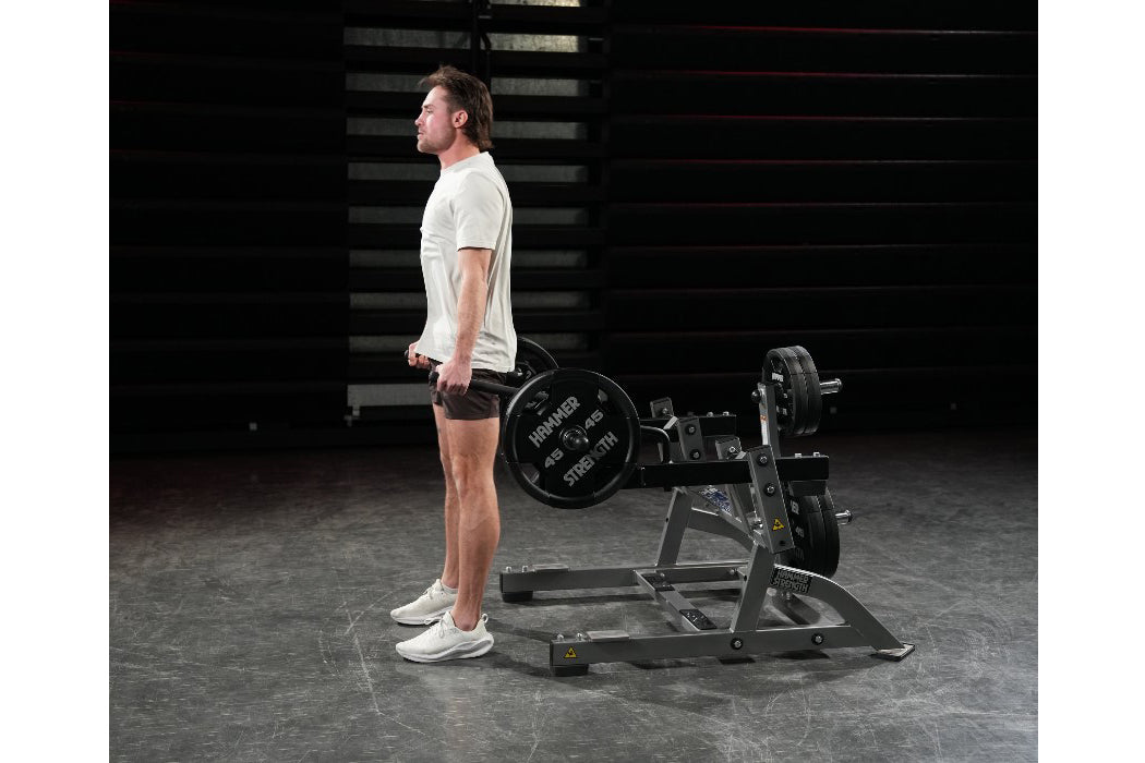 Hammer Strength Plate Loaded Squat High Pull Machine - Commercial Gym Equipment for Strength Training & Full Body Workouts | Perfect for Home Gyms & Fitness Centers
