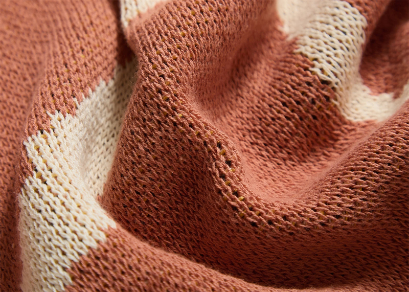 Blossom Meadow Woven Throw Blanket - Soft Cozy Knit Blanket for Couch, Bed & Sofa - Perfect for Home Decor, Gift & Winter Warmth