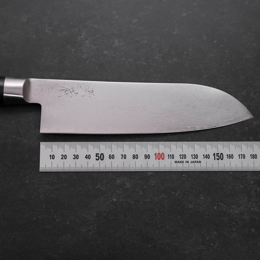 VG-10 Damascus Santoku Knife 180mm - High Carbon Stainless Steel Blade, Ergonomic Western Handle - Perfect for Slicing, Dicing, and Chopping Vegetables, Meat, and Fish