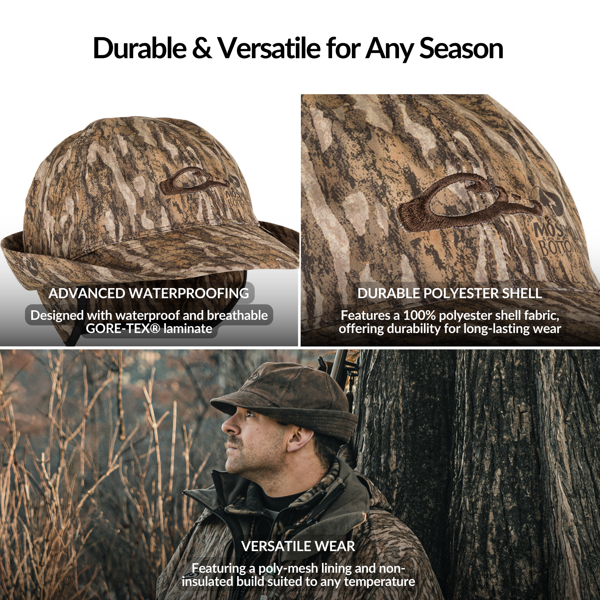 GORE-TEX® Jones Hat - Waterproof & Windproof Winter Beanie for Men & Women - Perfect for Skiing, Hiking & Outdoor Adventures