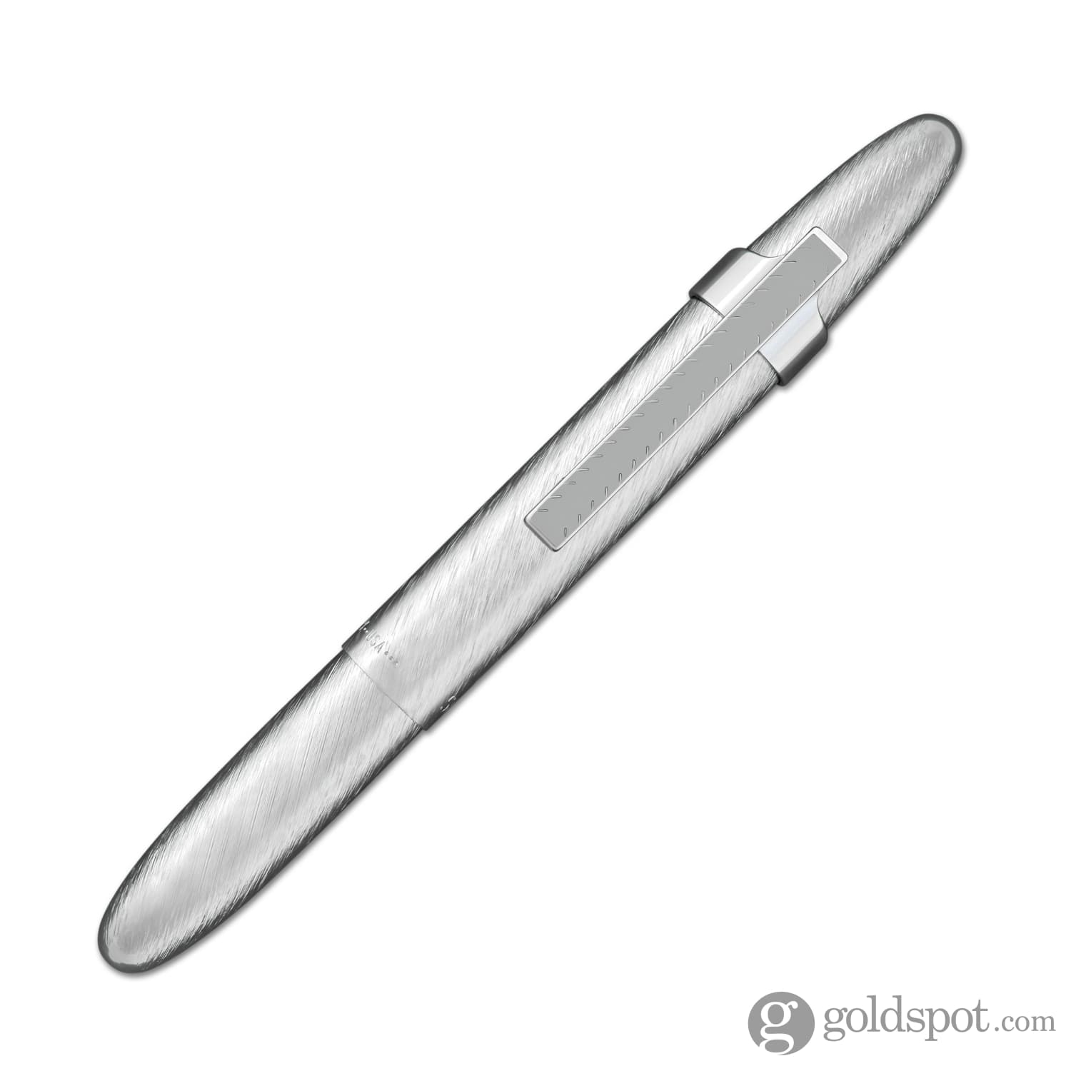 Fisher Space Pen Bullet Ballpoint Pen - Brushed Chrome with Clip - Compact & Refillable for Travel, Outdoor Adventures & Everyday Writing