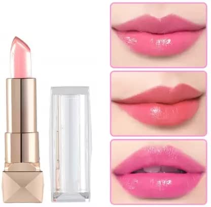 Color Changing Pink Jelly Lipstick - Moisturizing Magic Lip Balm That Adapts to Your pH | Perfect for Date Night, Parties & Everyday Glam