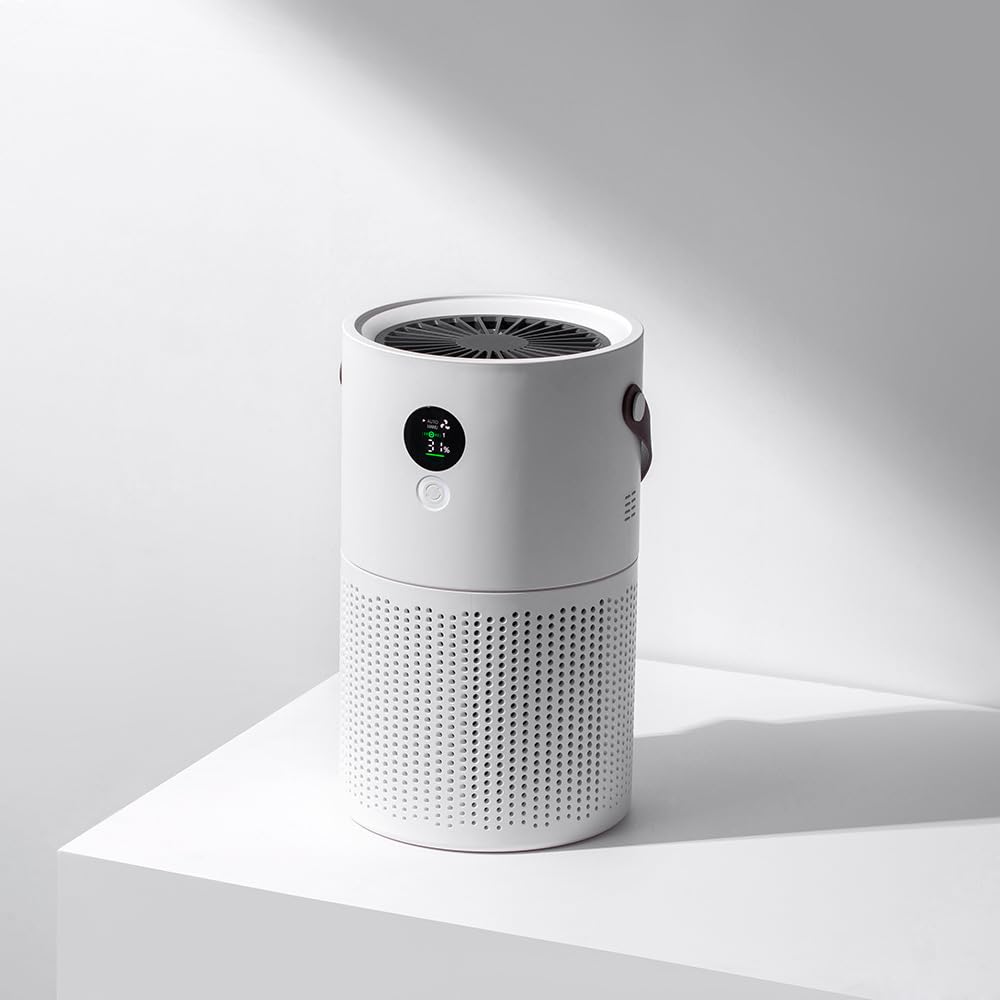 Essential Air Purifier - Eliminates 99.7% of Air Pollutants | Advanced HEPA Filtration System for Home | Perfect for Allergy Relief & Cleaner Indoor Air