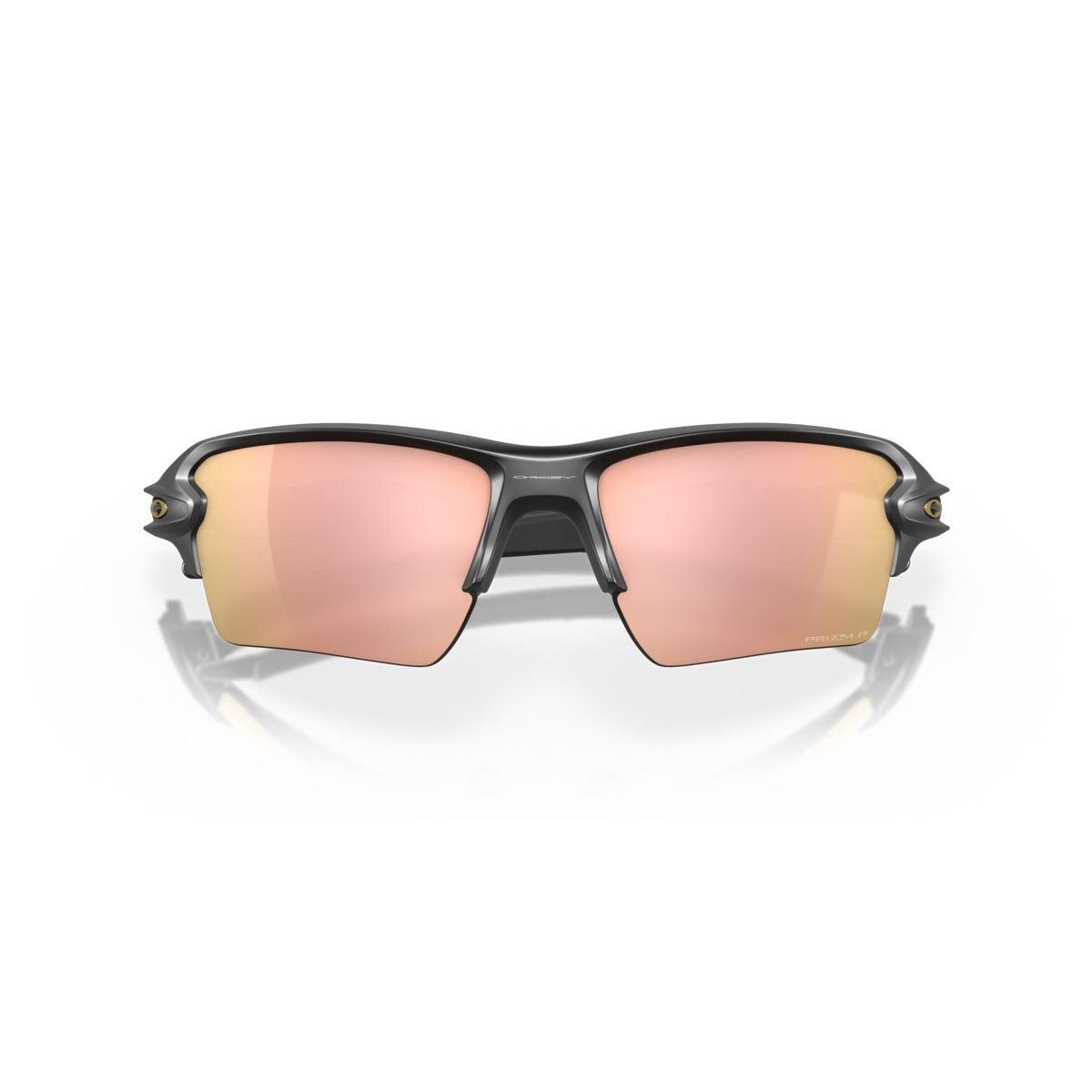 Oakley Flak 2.0 XL Sunglasses - Matte Black Frame with Prizm Rose Gold Polarized Lenses (Model 0OO9188 9188B3) - Perfect for Running, Cycling & Outdoor Sports