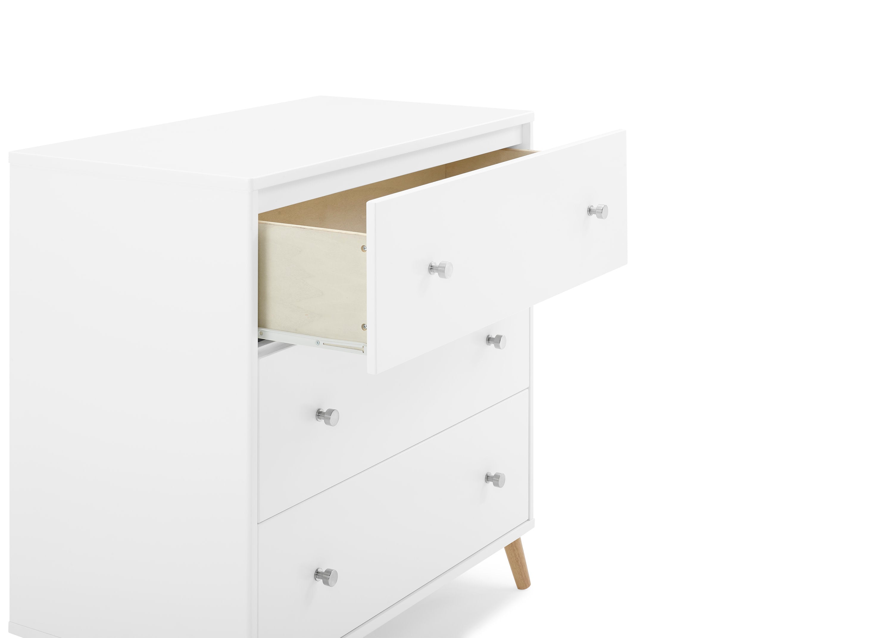 Jordan 3 Drawer Dresser - Modern Wooden Chest of Drawers for Bedroom & Nursery Storage - Perfect for Organizing Clothes, Toys, and Accessories