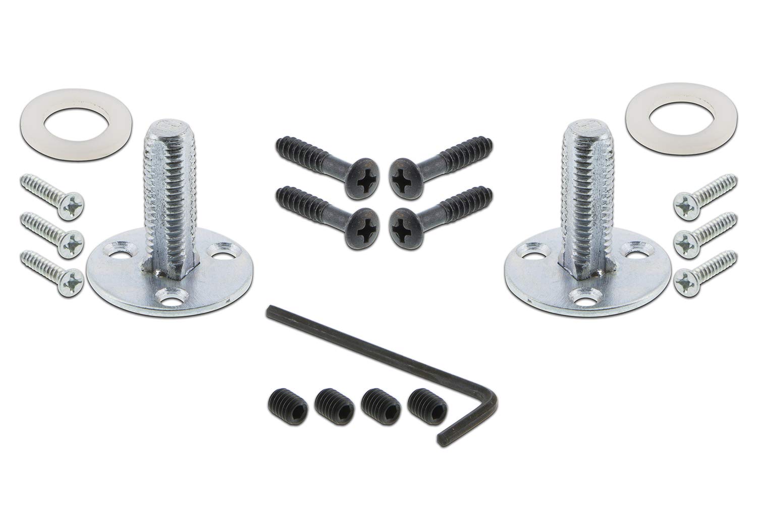 Nostalgic Warehouse Meadows Plate with Keyhole Egg & Dart Knob - Double Dummy Oil-Rubbed Bronze Cabinet Hardware - Perfect for Vintage Kitchen & Bathroom Renovation
