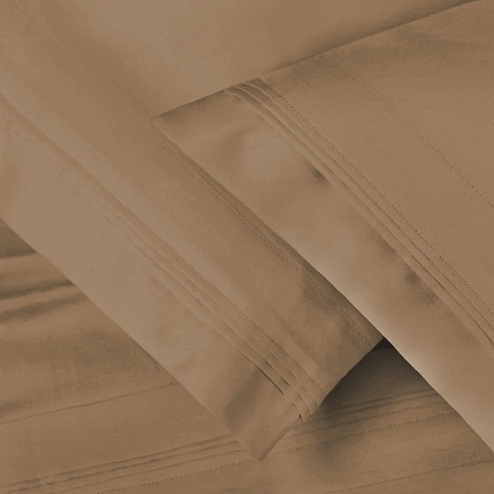Premium 650 Thread Count Egyptian Cotton Pillowcase Set - Ultra Soft & Breathable for a Luxurious Sleep Experience | Perfect for Bedroom, Hotel, or Gift