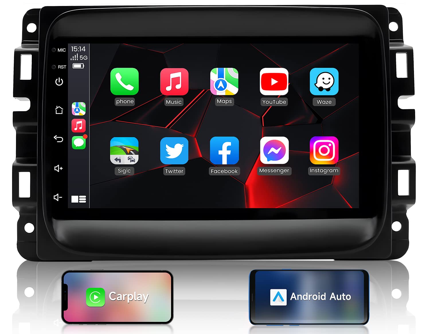 2+32GB Android 11 Car Stereo for Dodge Ram 2013-2018 1500/2500/3500 | 7