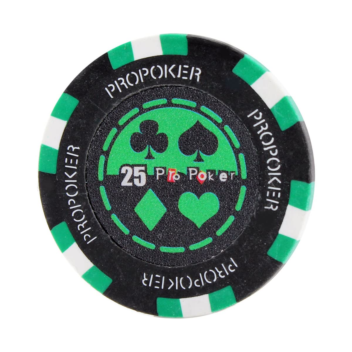 Pro Poker Chips 13.5g - 50 Pack (Multi-Color) for Casino & Home Games
