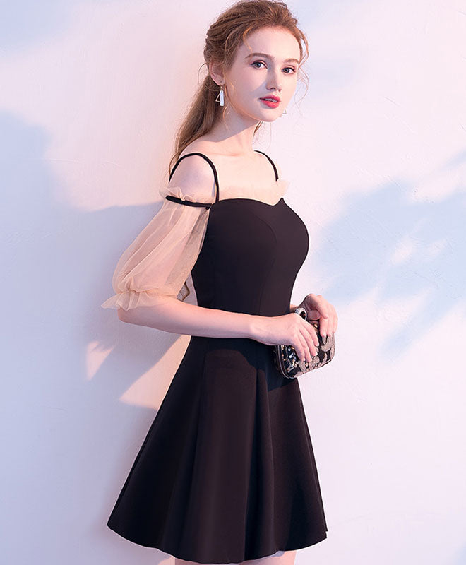 Elegant Black Short Prom Dress for Women - Sexy Homecoming Party Dress - Perfect for Dances, Graduation & Special Occasions