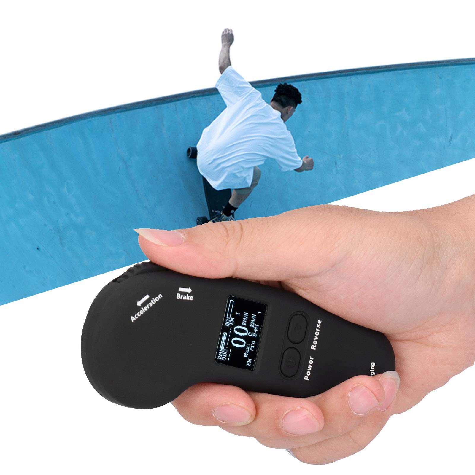 **Meepo Wireless LED Electric Skateboard with Adjustable Speed & Braking - Remote Control, B08Tb5B34L - Perfect for Commuting, Campus Travel & Outdoor Adventures**