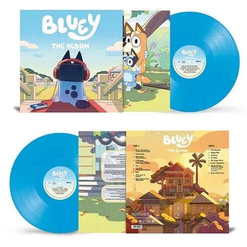 Bluey: The Album LP Vinyl (Limited Edition Blue Colored) - Kids Music, Family Fun, Collectible Vinyl Record for Playtime & Gift Giving