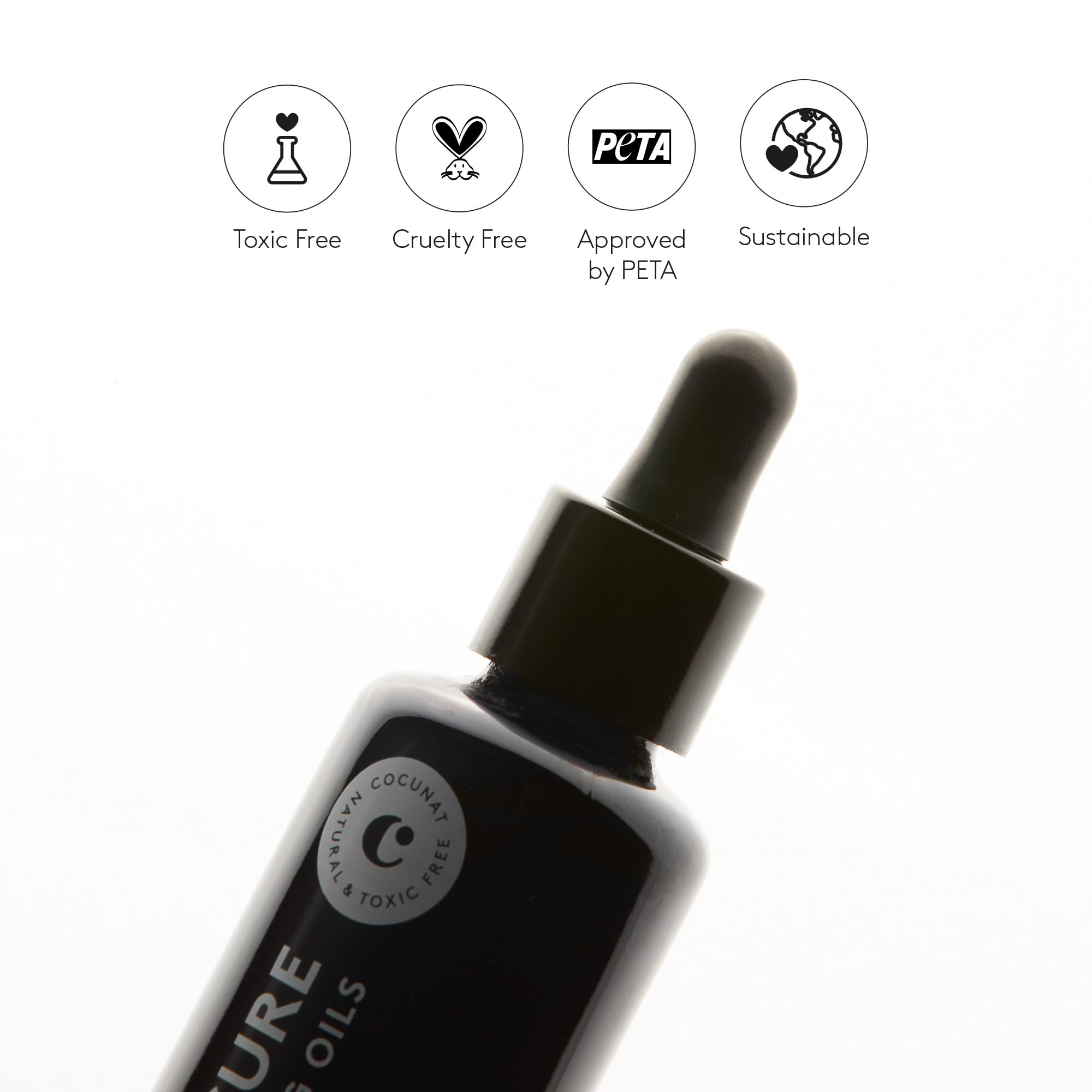 COCUNAT The Cure Anti-Aging Facial Serum - Repairs & Redensifies Skin - Reduces Wrinkles, Brightens & Nourishes - With 21 Essential Oils, Antioxidants, Vitamins & Bakuchiol - 30ml - Perfect for Night Routine & Mature Skin Care