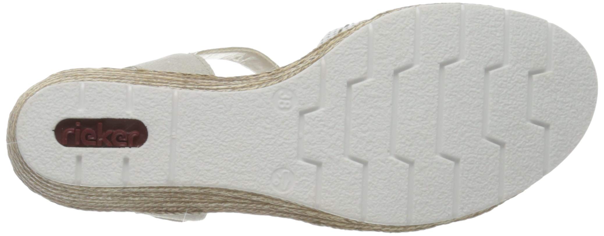 Rieker Women's Comfortable Closed Toe Sandals with Arch Support - Perfect for Walking, Travel & Summer Outfits