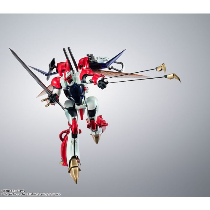 Bandai Metal Robot Spirits Aura Battler Billbine Action Figure Collectible Model - High-Quality Anime Robot Toy for Display & Collection | Perfect for Anime Fans, Model Enthusiasts & Gift Giving