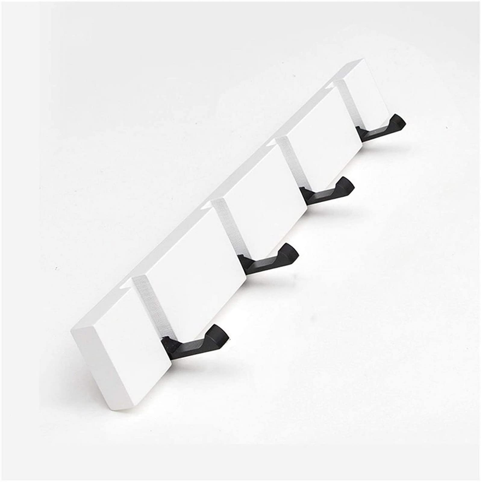 Foldable Wooden Coat Hooks - Wall Mounted Coat Rack for Entryway, Bedroom & Bathroom - Space Saving Clothes Hanger with Simple Design - Perfect for Behind Door Home Decor & Organization