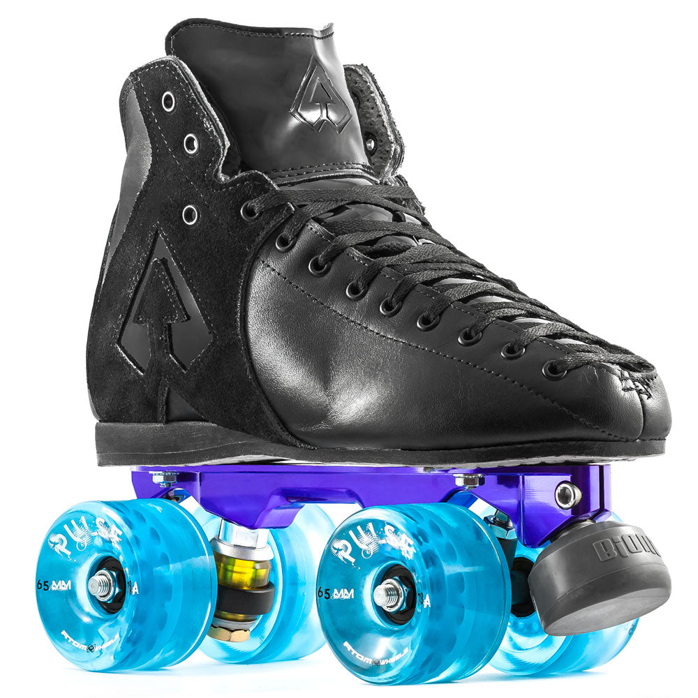 Antik AR1 Phantom/Falcon Outdoor Quad Roller Skates for Women & Men - Premium Quality Roller Derby & Outdoor Skating Package - Perfect for Rink, Park & Street Skating
