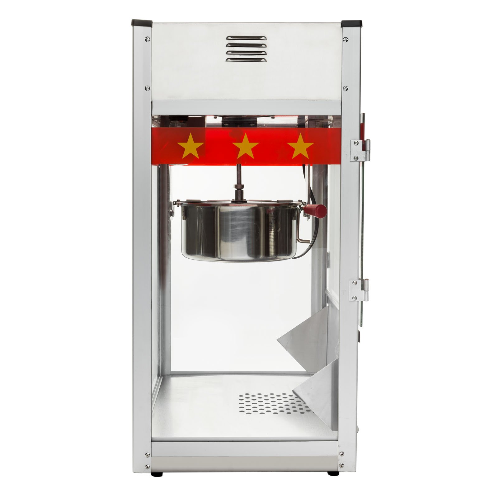 Olde Midway Commercial Popcorn Machine with 12-Ounce Kettle - Red | Heavy Duty Popcorn Popper for Movie Nights, Parties & Concessions | Perfect for Theaters, Carnivals & Home Use
