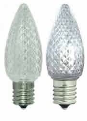 2 Pack LED C9 Clear Replacement Bulbs - Energy Efficient Christmas Lights for Holiday Decorations, Indoor & Outdoor Use