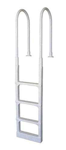 Main Access 200300 ProSeries Above Ground Pool Step Ladder - Heavy Duty White Pool Ladder for Inground & Above Ground Swimming Pools - Perfect for Backyard, Vacation Homes & Community Pools