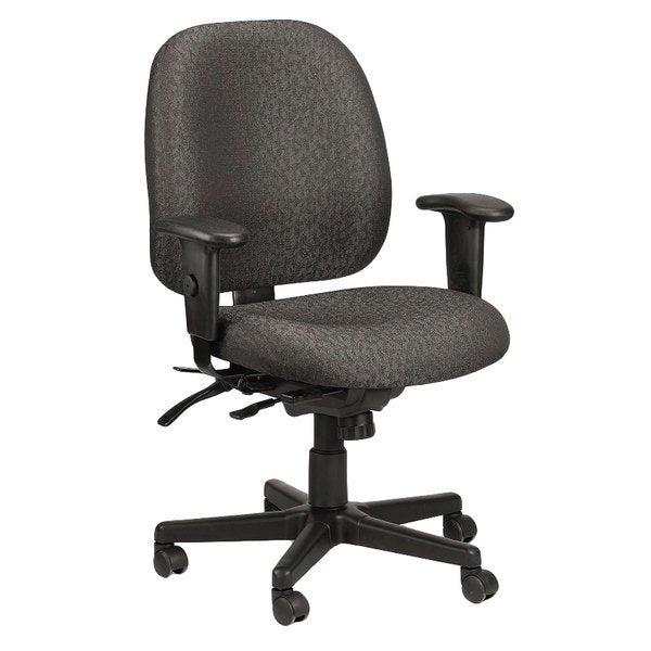 Eurotech 4x4 Fabric Task Chair - Ergonomic Office Chair with Breathable Fabric Material (Model 49802A) - Perfect for Home Office, Computer Work & Conference Rooms