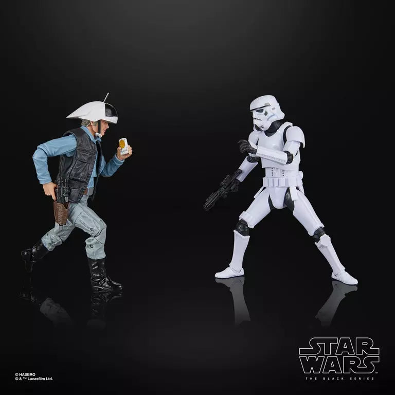 Star Wars The Black Series Rebel Trooper & Stormtrooper 2-Pack Action Figures – Collectible 6-Inch Scale Toys for Display & Star Wars Fans | Battle Scenes & Shelf Decor