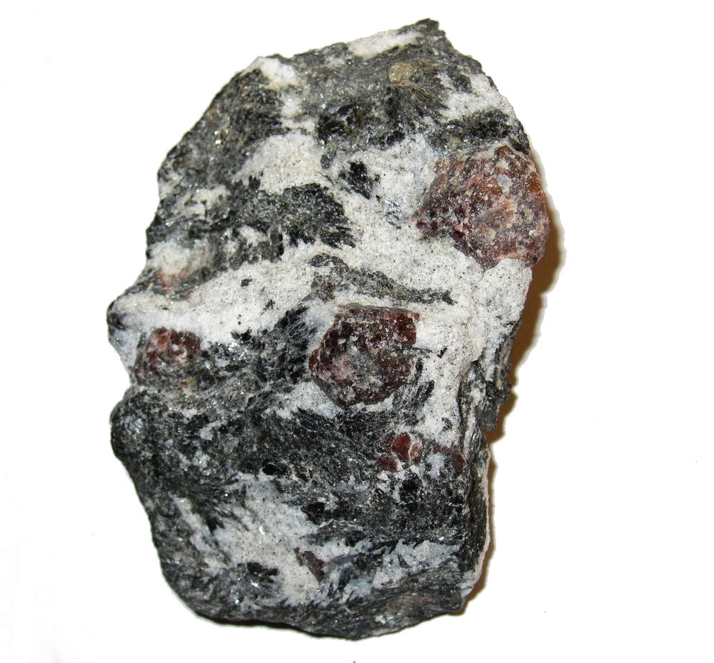 Natural Garnet Red Almandine Black Biotite Cluster Raw Crystal Stone for Healing, Meditation & Energy Work - Perfect for Reiki, Chakra Balancing & Spiritual Decor