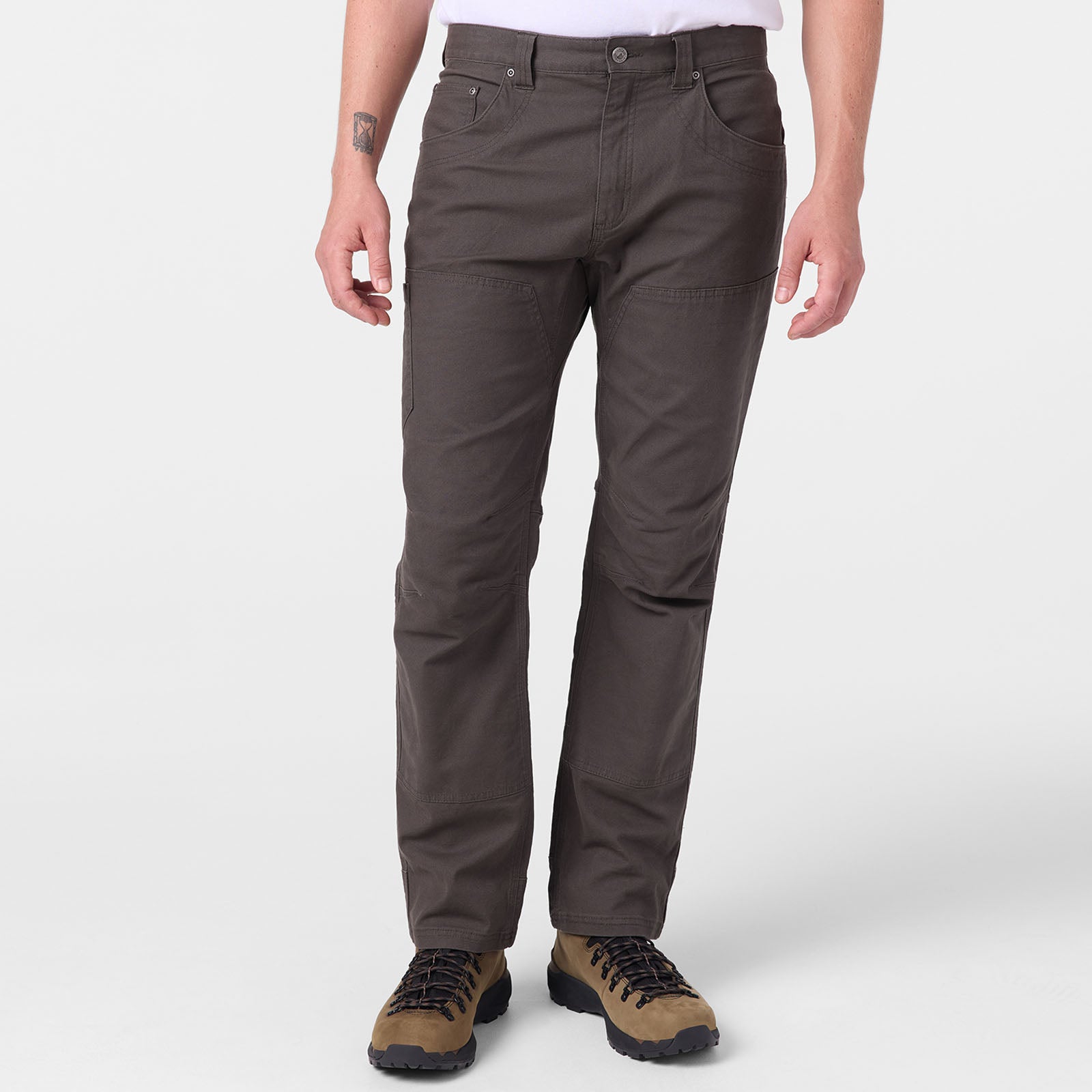 Men's Camber 107 Classic Fit Pants in Jackson Grey - Comfortable Casual & Workwear for Everyday Wear
