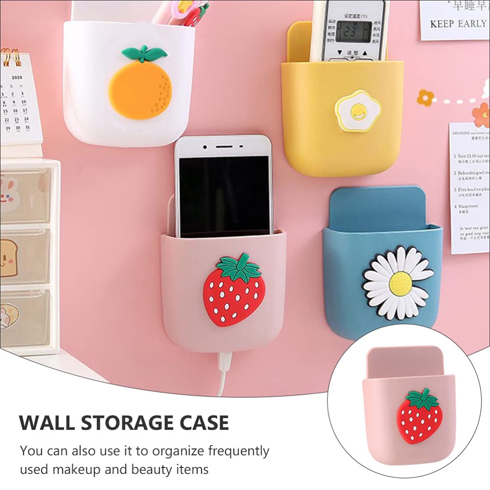 Hemobllo 4-Piece Wall-Mounted Storage Organizer Set - ABS Plastic Shelves & Garbage Bin for Bathroom, Kitchen, Bedroom - Space-Saving Home Organization Solution for Toys, Cosmetics & Small Items
