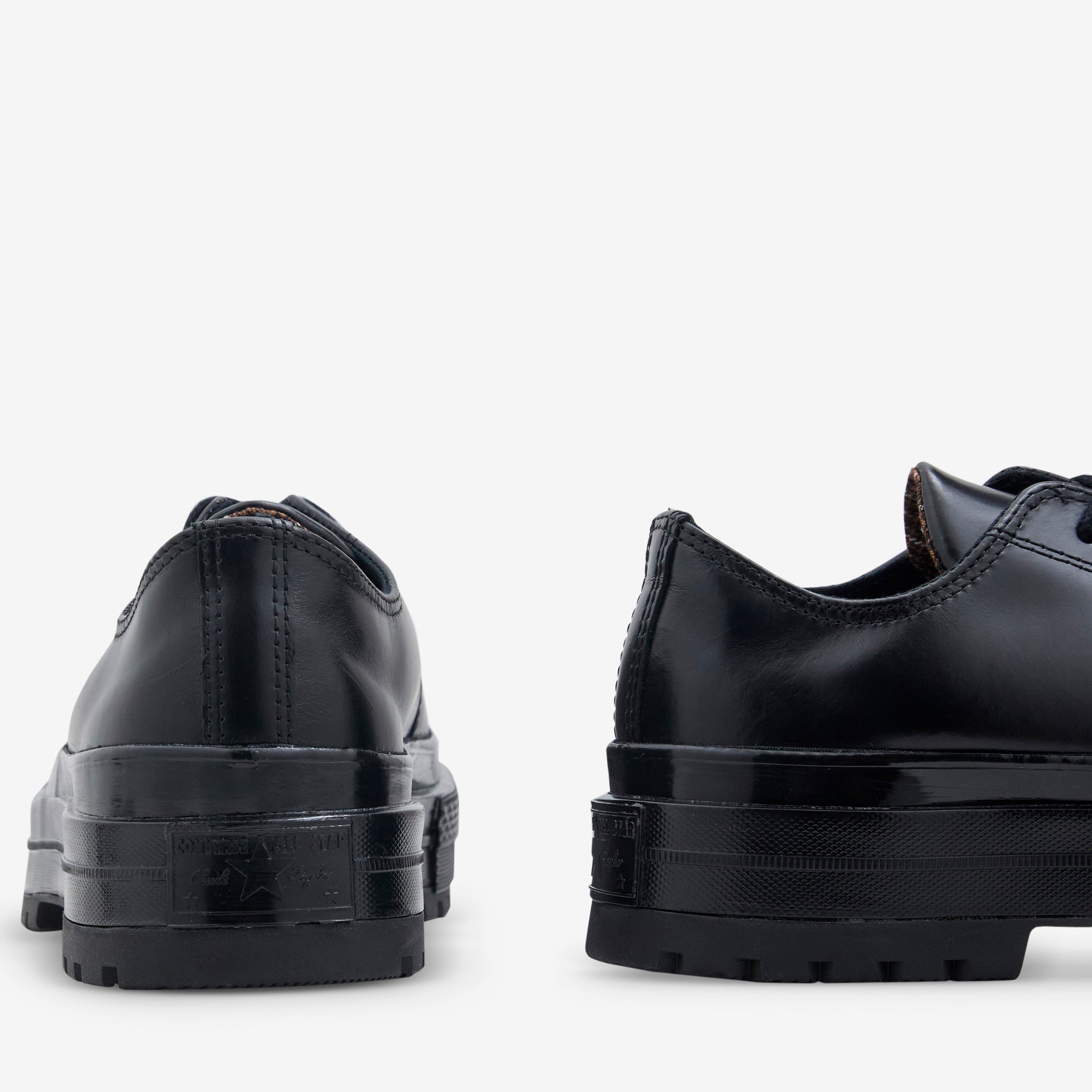 Chuck '70 Formal Leather Low Top Sneakers in Black - Classic Casual Shoes for Men & Women | Perfect for Office, Parties & Everyday Wear