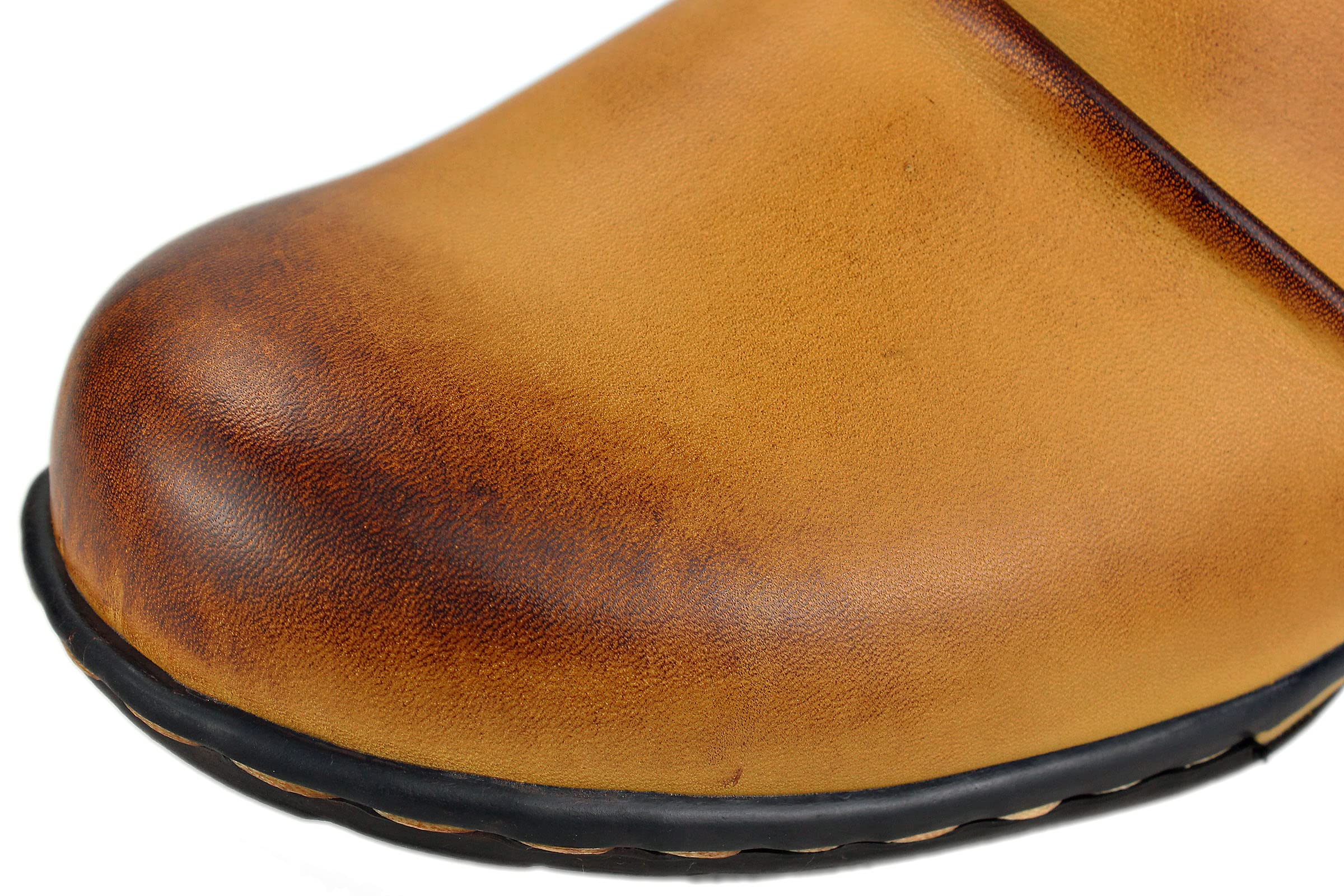 Men's Stylish Chukka Cowboy Boots - Leather Ankle Side Zipper Motorcycle & Hiking Boots CD-5008-1-Z-R | Perfect for Casual Wear, Outdoor Adventures & Biker Fashion