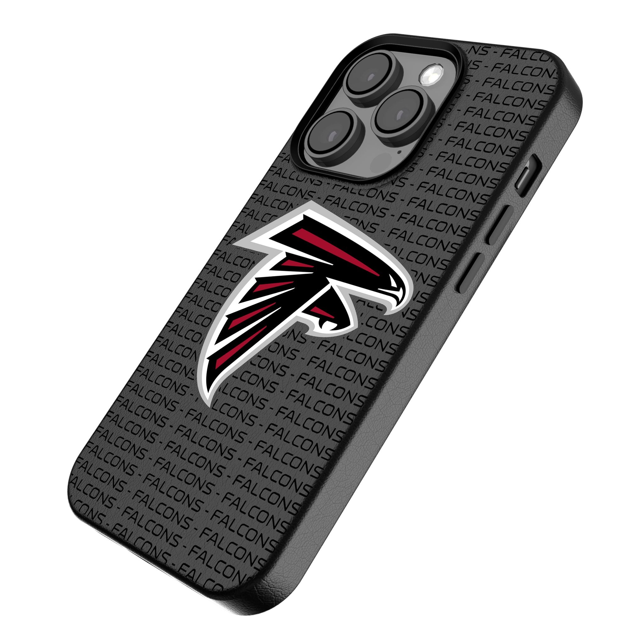 Atlanta Falcons MagSafe Compatible iPhone Case - Text Backdrop Design for Apple iPhone 12/13/14/15 Pro Max - Perfect for Game Day & Falcons Fan Gifts