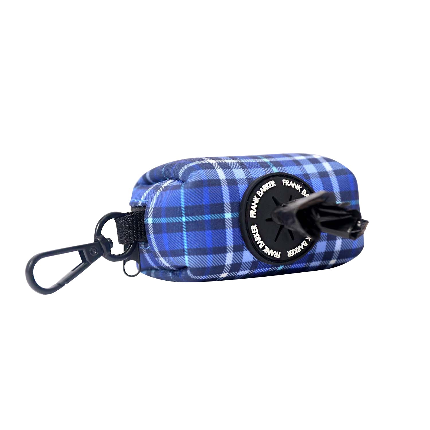 Frank Barker Poop Bag Plaid - Biodegradable Dog Waste Bags with Handles, Leak-Proof & Scented for Easy Cleanup - Perfect for Walks, Parks, and Travel with Your Pet